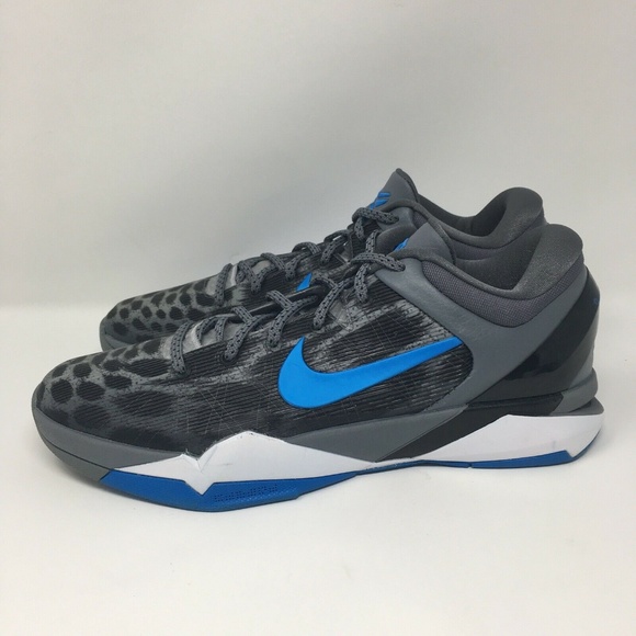 Nike Other - Nike Kobe 7 VII Snow Leopard Grey White Blue Mens
